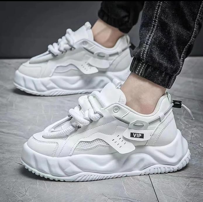COMMANDER RULING FEETS Lace Up Sneaker Shoes for Men| Trendy & Stylish Shoes for Him
