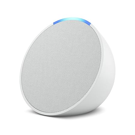 Amazon Echo Pop| Smart speaker with Alexa and Bluetooth| Loud sound, balanced bass, crisp vocals