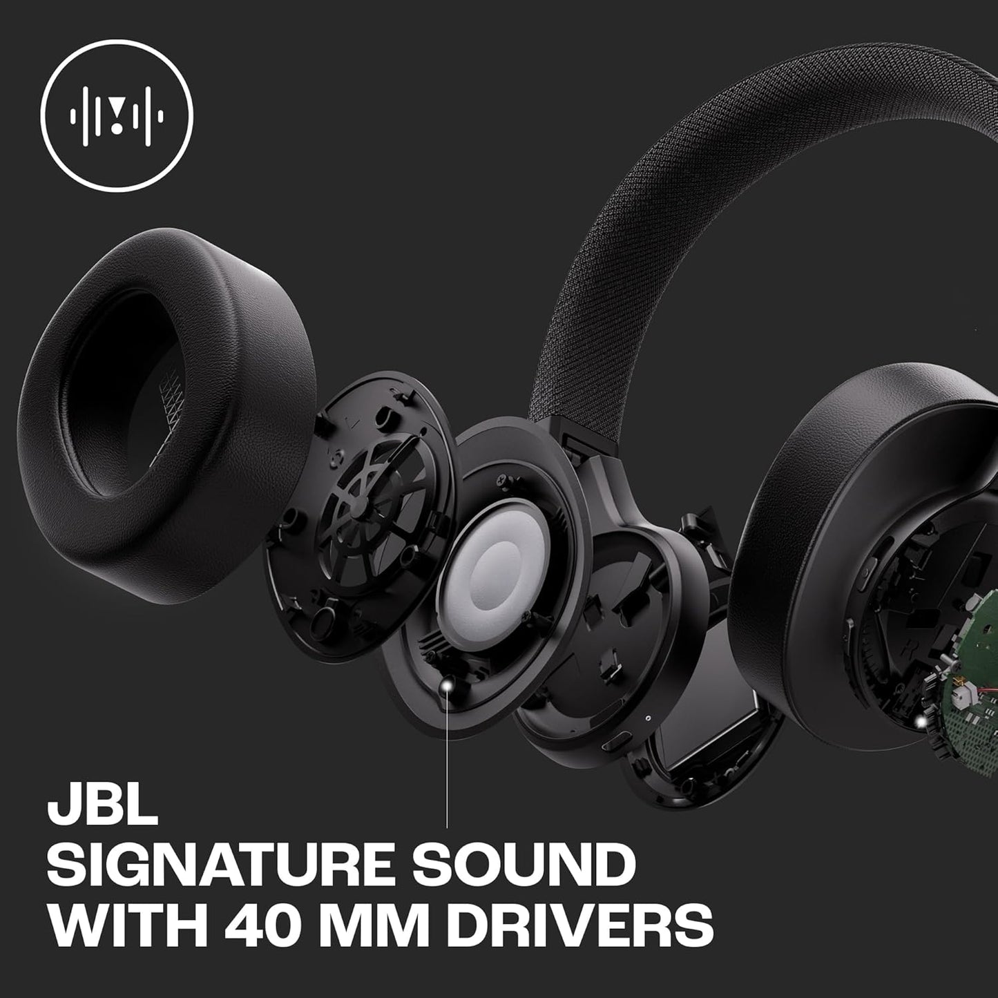JBL Live 770NC True Adaptive Noise Cancellation Headphones Wireless Over Ear, Spatial Sound, 65Hrs Playtime, Speed Charge, Multipoint Connect and Personi-Fi 2.0, BT 5.3, Google Fast Pair, Alexa