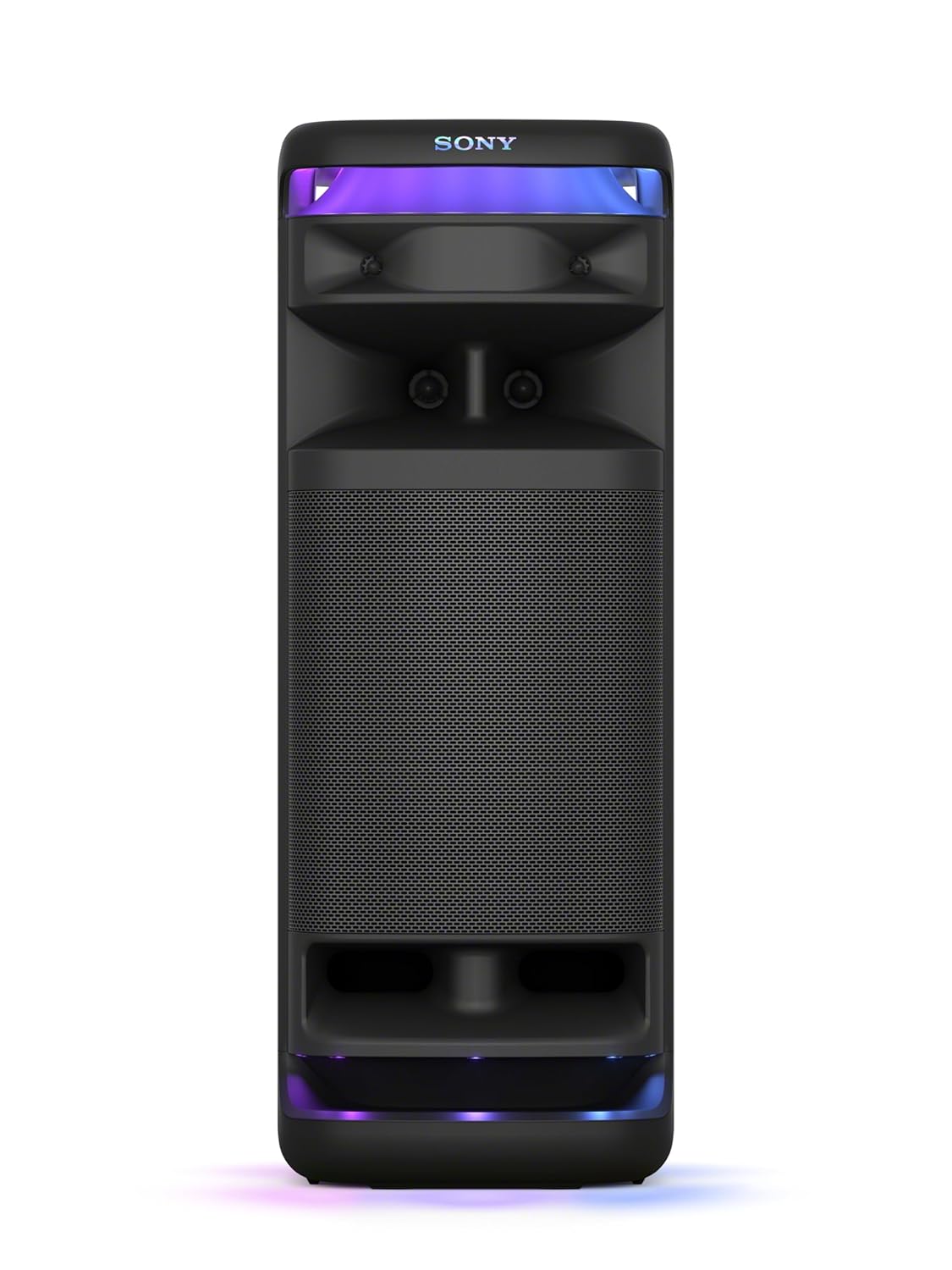 SONY New Launch ULT Tower 10 Party Speaker with ULT Button(2 Modes) for Massive Bass and Powerful Sound, 360 Sound & Party Lights, Wireless Mic for Karaoke, Bluetooth, Touch Panel, TV Sound Booster
