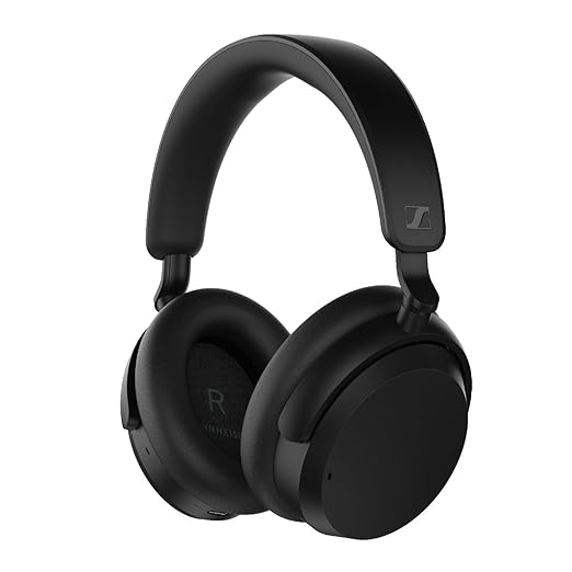 Sennheiser Accentum Wireless Bluetooth Over Ear Headphones with Mic -Designed in Germany Audio,50Hr Battery,10 Min Quick Charge = 5Hr Playback,Hybrid ANC