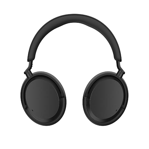 Sennheiser Accentum Wireless Bluetooth Over Ear Headphones with Mic -Designed in Germany Audio,50Hr Battery,10 Min Quick Charge = 5Hr Playback,Hybrid ANC