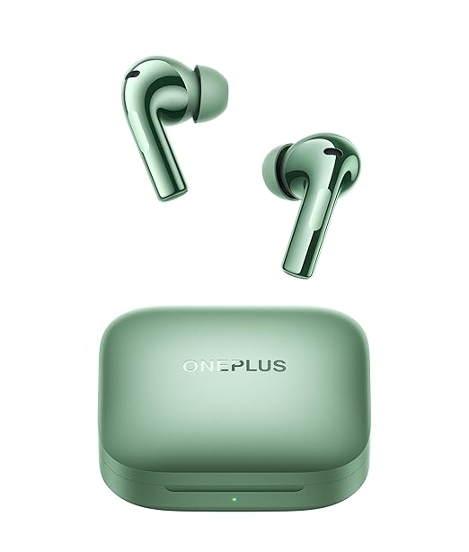 OnePlus Buds 3 in Ear TWS Bluetooth Earbuds with Upto 49dB Smart Adaptive Noise Cancellation,Hi-Res Sound Quality,Sliding Volume Control,10mins for 7Hours Fast Charging with Upto 44Hrs Playback