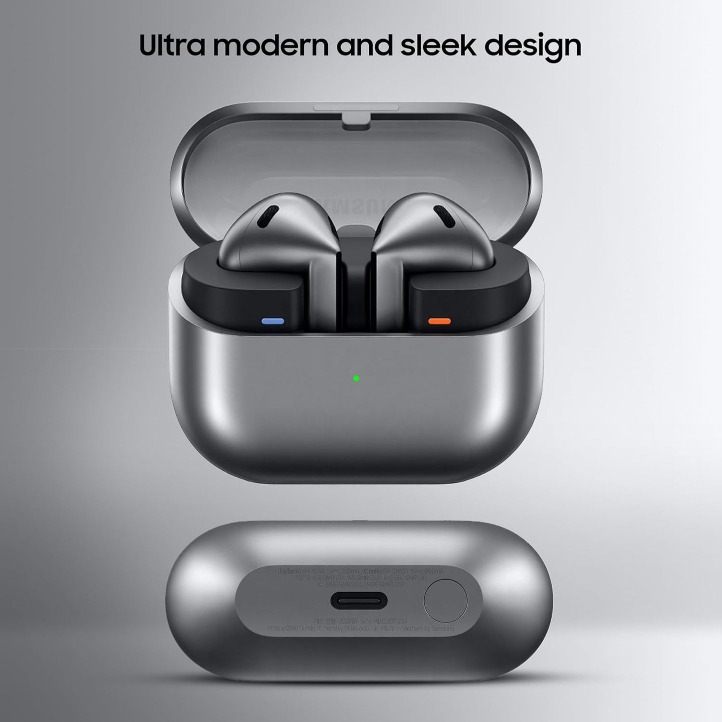 Samsung Galaxy Buds 3 with Galaxy AI Powered Real-time Interpreter | 24-bit Hi-Fi Audio | Up to 36H Battery | IP57