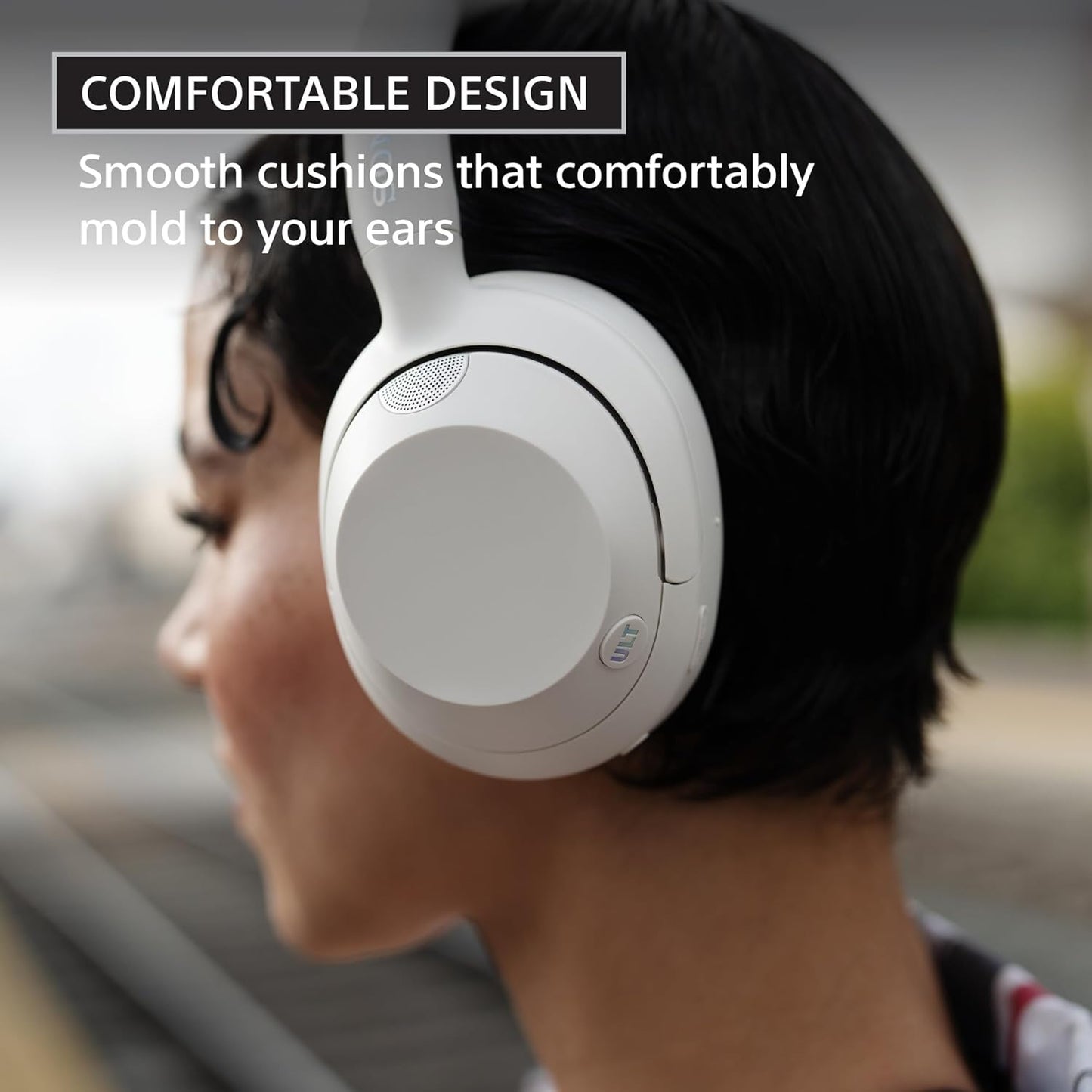 Sony ULT Wear WH-ULT900N Noise Cancellation Wireless Bluetooth Over Ear Headphones with Massive Bass, Up to 50Hrs Battery