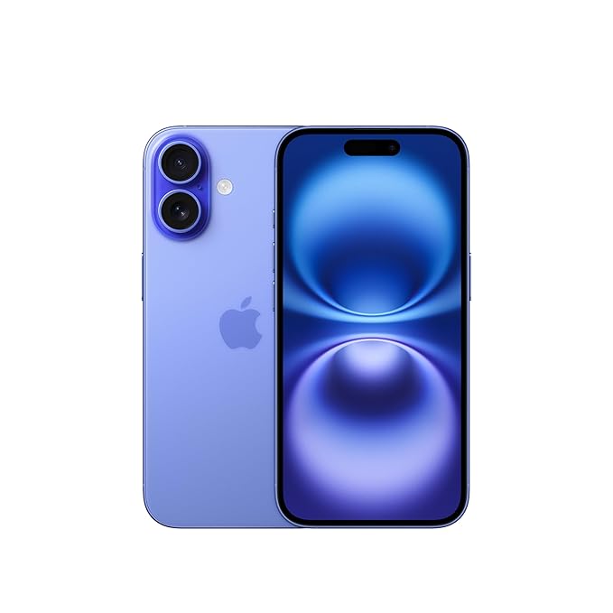 iPhone 16 128 GB: 5G Mobile Phone with Camera Control, A18 Chip and a Big Boost in Battery Life. Works with AirPods