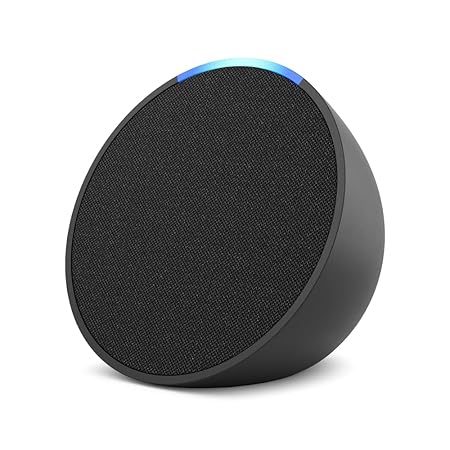 Amazon Echo Pop| Smart speaker with Alexa and Bluetooth| Loud sound, balanced bass, crisp vocals