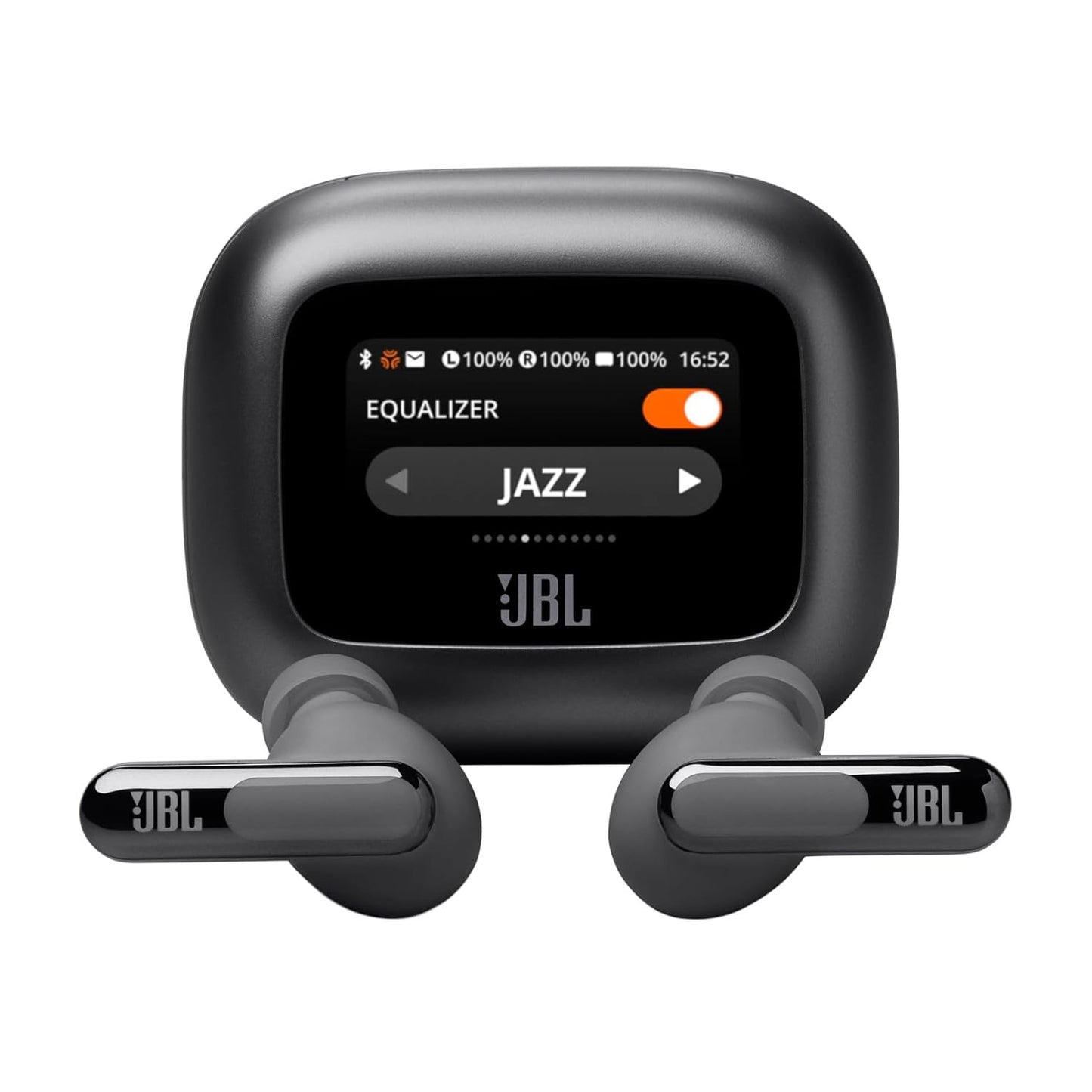 JBL New Launch Live Beam 3 TWS,Hi-Res Audio True ANC Earbuds,Smart Case with Touch Display,48H Playtime,Wireless Charging,6 Mic,Multipoint Connection,Ip55 Proof, Headphones App,Personi-Fi 3.0
