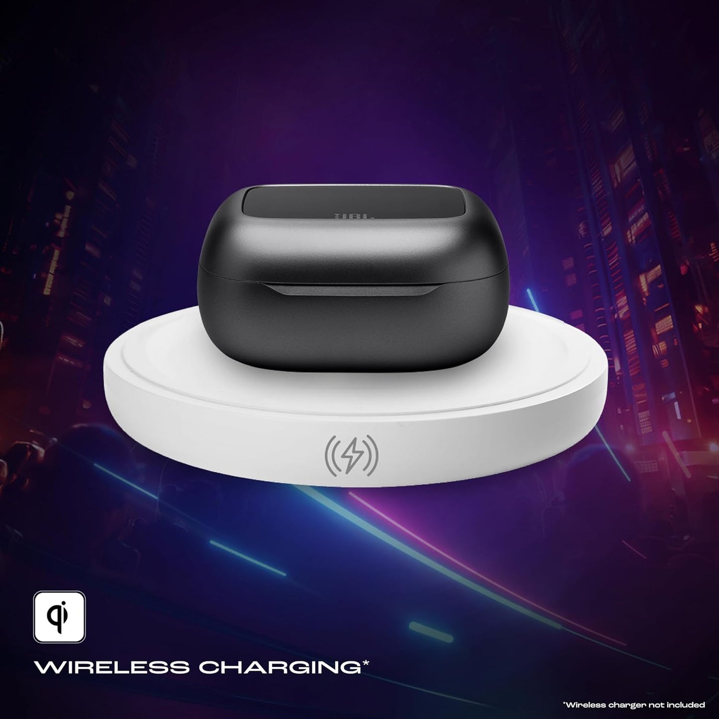 JBL New Launch Live Beam 3 TWS,Hi-Res Audio True ANC Earbuds,Smart Case with Touch Display,48H Playtime,Wireless Charging,6 Mic,Multipoint Connection,Ip55 Proof, Headphones App,Personi-Fi 3.0