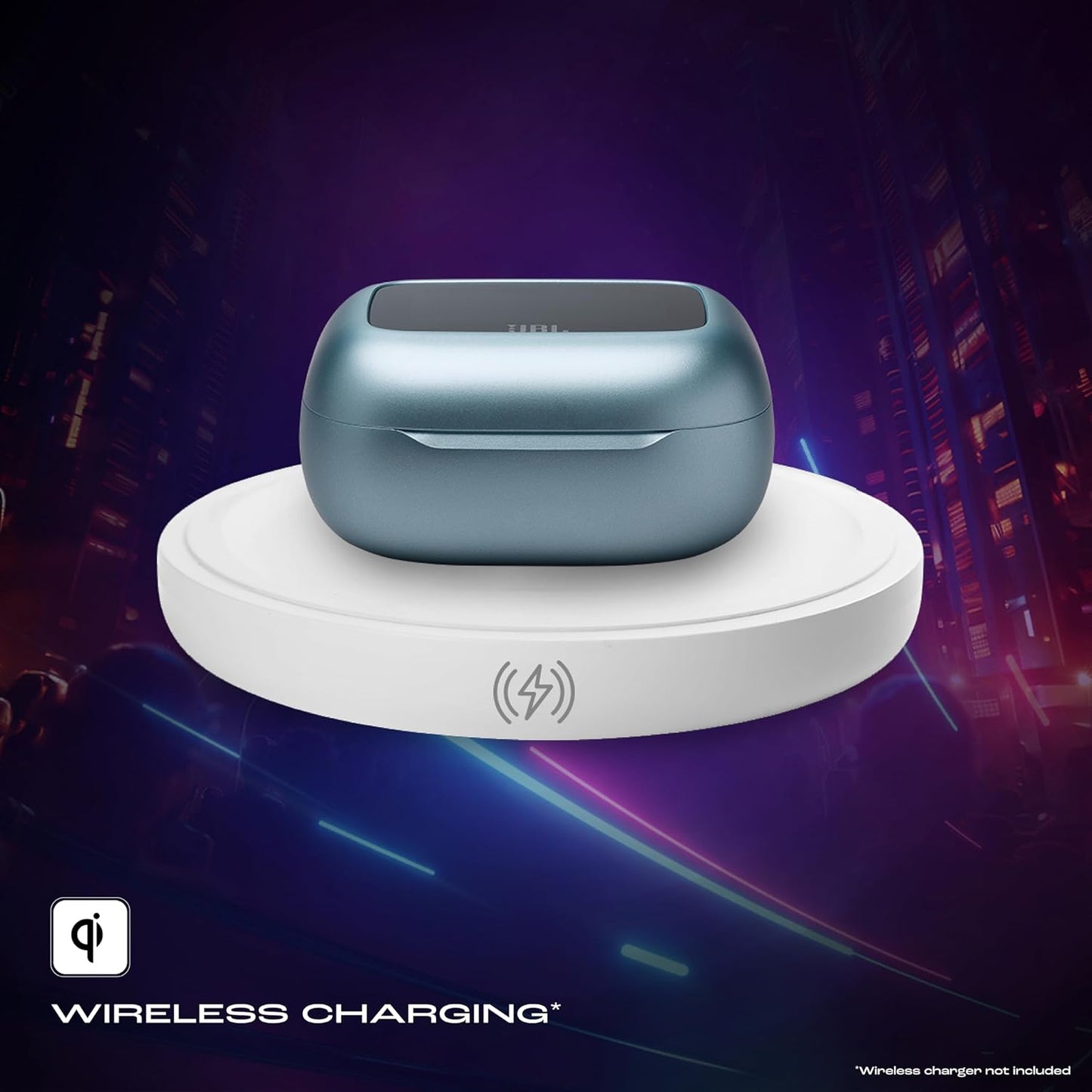 JBL New Launch Live Beam 3 TWS,Hi-Res Audio True ANC Earbuds,Smart Case with Touch Display,48H Playtime,Wireless Charging,6 Mic,Multipoint Connection,Ip55 Proof, Headphones App,Personi-Fi 3.0