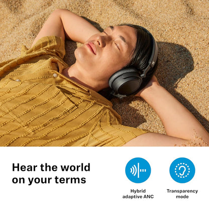 Sennheiser ACCENTUM Plus Wireless Headphones, German Design, Adaptive ANC, 50H Battery, Sound Personalization, Touch Control, Multipoint Connectivity, Clear Calls,10 Min Charge = 5H,2Y Warranty