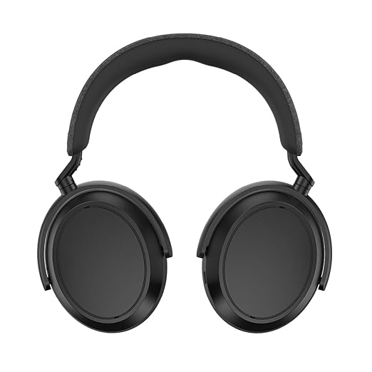Sennheiser Momentum 4 Wireless Over Ear Headphones, German Design, ANC, 60h Battery, Customizable Sound, 4 Digital Mics for Crystal-Clear Calls, Multipoint Connectivity, 2 Yr Warranty