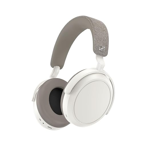 Sennheiser Momentum 4 Wireless Over Ear Headphones, German Design, ANC, 60h Battery, Customizable Sound, 4 Digital Mics for Crystal-Clear Calls, Multipoint Connectivity, 2 Yr Warranty