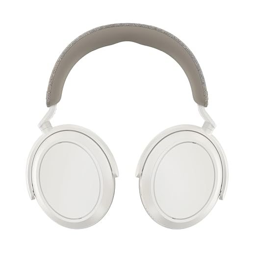 Sennheiser Momentum 4 Wireless Over Ear Headphones, German Design, ANC, 60h Battery, Customizable Sound, 4 Digital Mics for Crystal-Clear Calls, Multipoint Connectivity, 2 Yr Warranty