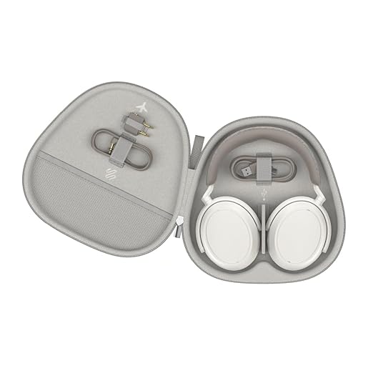 Sennheiser Momentum 4 Wireless Over Ear Headphones, German Design, ANC, 60h Battery, Customizable Sound, 4 Digital Mics for Crystal-Clear Calls, Multipoint Connectivity, 2 Yr Warranty