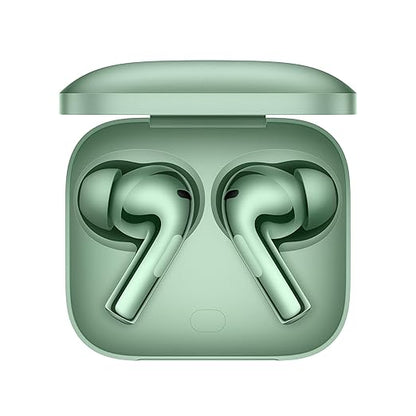 OnePlus Buds 3 Truly Wireless Bluetooth Earbuds with Upto 49Db Smart ANC,Hi-Res Sound Quality,in Ear,Sliding Volume Control,10Mins for 7Hours Fast Charging with Upto 44Hrs Playback (Green)