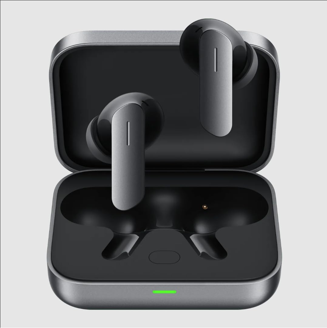 realme Earbuds Air 7 True Wireless,12.4mm Dynamic Bass Drivers,52Hrs Playtime,52dB Hybrid ANC,6 Mic ENC,45ms Low Latency,360° Spatial Audio,Hi-Res LHDC,IP55 Dust & Water Resistant,BT v5.4
