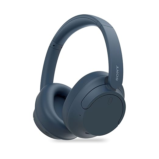 Sony WH-CH720N Active Noise Cancellation Wireless Bluetooth Over Ear Headphones with Mic, Adaptive Sound Control, Quick Charge, Up to 35Hrs Battery