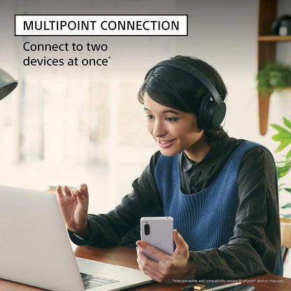 Sony WH-CH720N Active Noise Cancellation Wireless Bluetooth Over Ear Headphones with Mic, Adaptive Sound Control, Quick Charge, Up to 35Hrs Battery
