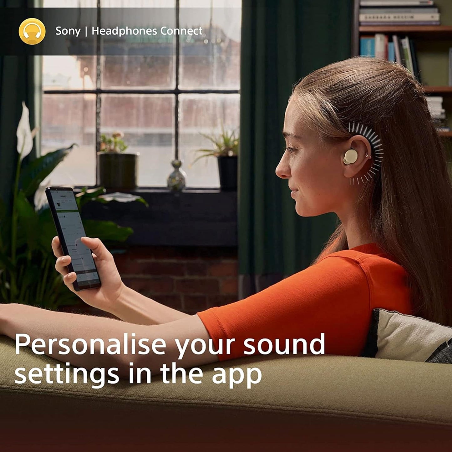 Sony LinkBuds S WF-LS900N Noise Cancellation Bluetooth Earbuds, TWS, Hi-Res Audio, Up to 23Hrs Battery