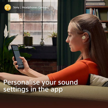Sony LinkBuds S WF-LS900N Noise Cancellation Bluetooth Earbuds, TWS, Hi-Res Audio, Up to 23Hrs Battery