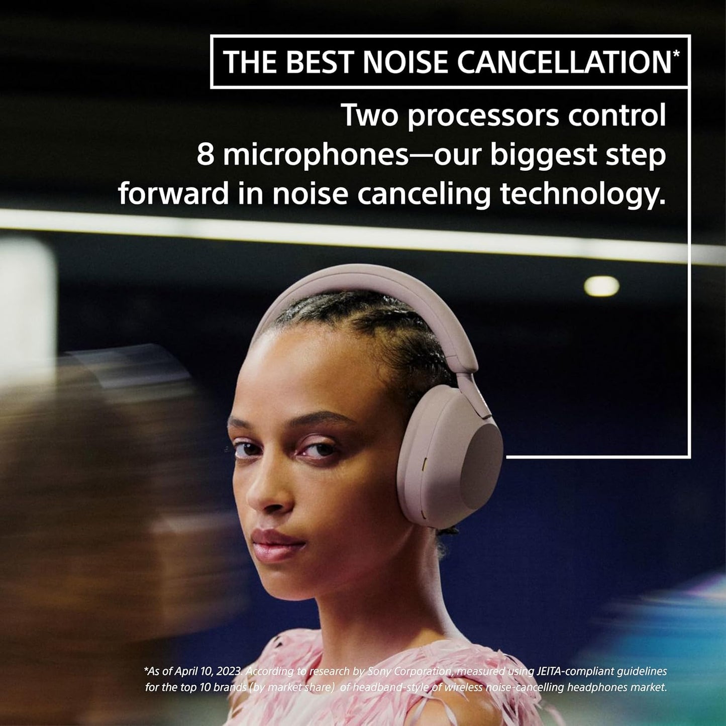 Sony WH-1000XM5 Best Active Noise Cancelling Wireless Bluetooth Over Ear Headphones with Mic for Clear Calling,Battery Life 30 Hours