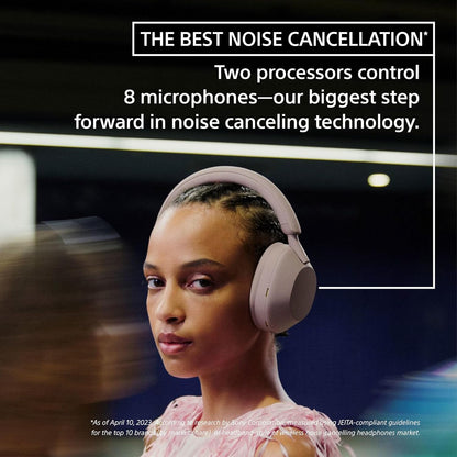 Sony WH-1000XM5 Best Active Noise Cancelling Wireless Bluetooth Over Ear Headphones with Mic for Clear Calling,Battery Life 30 Hours